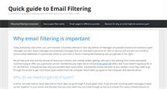 Desktop Screenshot of emailfiltering.co.uk